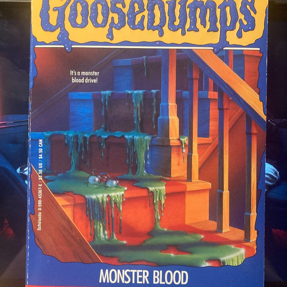 Vintage Book Goosebumps Monster Blood-RL Stine 1992 Print
